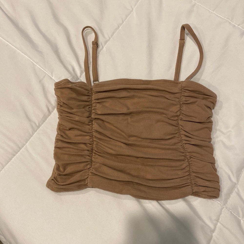 Hollister runched tank top